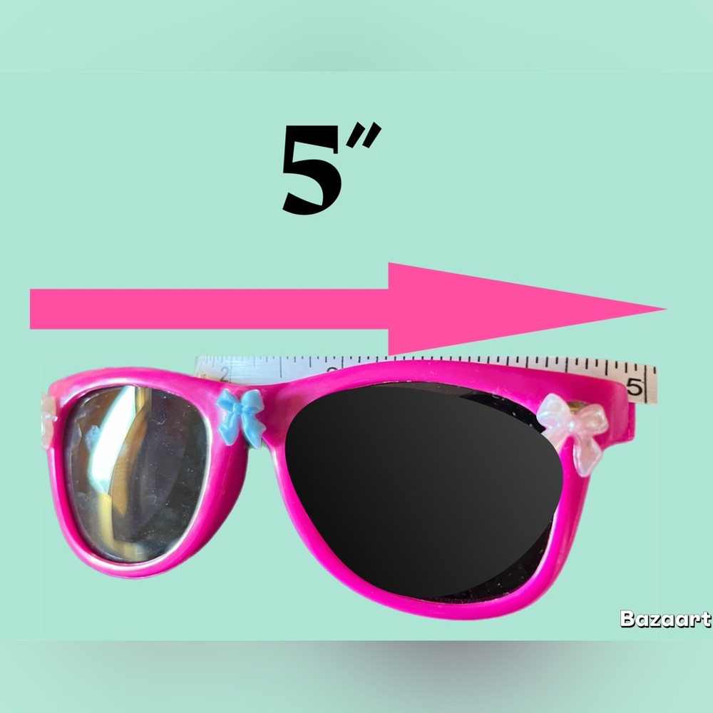 Pink Sunglasses for your lil One. Super Cute Kids Shades Handmade just for them. - Picture 4 of 9